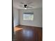 Spacious bedroom with wood flooring and ceiling fan at 3891 Terrazzo Ave, Las Vegas, NV 89115