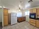 Kitchen with ample cabinet space and appliances at 4413 Buckeye Ave, Las Vegas, NV 89102