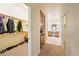 Hallway with a large closet and view of the bathroom at 5130 Agio Ave, Pahrump, NV 89061