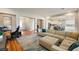 Spacious living room showcasing an open floor plan with kitchen access at 5130 Agio Ave, Pahrump, NV 89061