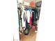 Well-organized closet with ample hanging space and shelves at 5197 Silica Chalk Ave, Las Vegas, NV 89115