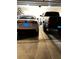 Two-car garage with ample space for parking and storage at 5197 Silica Chalk Ave, Las Vegas, NV 89115