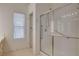 Bathroom with shower and tiled flooring at 7300 Mountain Thicket St, Las Vegas, NV 89131