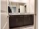 Double vanity bathroom with granite countertop at 10766 Wild Parsley Ave, Las Vegas, NV 89129