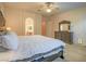 Spacious main bedroom with ensuite bathroom and walk-in closet at 10840 Villa Torre St, Las Vegas, NV 89141