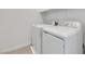 Bright laundry room with washer and dryer included at 11935 Glide Reflection Ave, Las Vegas, NV 89138