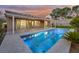 Stunning pool and patio area with pergola and landscape at 1343 Panini Dr, Henderson, NV 89052