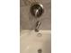 Modern brushed nickel bathtub faucet and fixtures at 1732 Monte Alban Dr, North Las Vegas, NV 89031