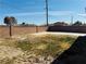 Large backyard with grassy area and block wall at 1972 H St, Las Vegas, NV 89106