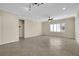 Large living room with tile floors and ceiling fan at 2067 Bliss Corner St, Henderson, NV 89044