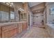 Elegant bathroom with double vanity, large shower, and soaking tub at 2221 E Winery Rd, Pahrump, NV 89048