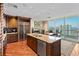 Gourmet kitchen with granite island and high-end appliances at 2777 Paradise Rd # 3701, Las Vegas, NV 89109