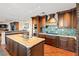 Modern kitchen with granite countertops and custom cabinetry at 2777 Paradise Rd # 3701, Las Vegas, NV 89109