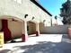 A large backyard patio with fan at 3155 Mountain Spring Rd, Las Vegas, NV 89146