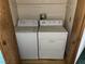 Stackable washer and dryer in a laundry closet at 3160 James A Bilbray Pkwy, Laughlin, NV 89029