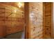 Shelved closet with wood walls and plenty of storage at 3900 W Landberg Ave, Las Vegas, NV 89141