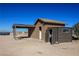 Detached shed with covered patio, offering additional storage space at 3900 W Landberg Ave, Las Vegas, NV 89141