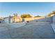 Backyard with detached garage and large gravel area at 4300 San Mateo St, North Las Vegas, NV 89032