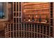 Custom-built wine cellar with ample storage for wine bottles at 5 Promontory Pointe Ln, Las Vegas, NV 89135