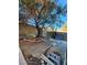 Backyard with a tree and some landscaping at 5345 Tustin Hills St, North Las Vegas, NV 89081