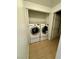 Laundry closet with washer and dryer included at 5751 E Hacienda Ave # 114, Las Vegas, NV 89122