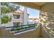 Private balcony with scenic views of the community at 601 Harvest Run Dr # 201, Las Vegas, NV 89145