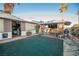 Large backyard with gazebo, artificial turf and shed at 6513 Hyde Ave, Las Vegas, NV 89107