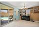 Bright breakfast nook with backyard and pool view at 685 Sea Star St, Henderson, NV 89002