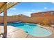 Inviting pool with spa and covered patio area at 685 Sea Star St, Henderson, NV 89002