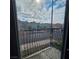 Private balcony offering views of the surrounding area at 7090 Burcot Ave # B32, Las Vegas, NV 89156