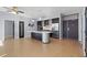 Modern kitchen boasts stainless steel appliances and a large island at 8925 W Flamingo Rd # 213, Las Vegas, NV 89147