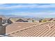 Aerial view of houses with mountain and city views at 900 Mckinley View Ave, Henderson, NV 89012