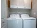 Bright laundry room with washer and dryer included at 1664 Britannia Ave, Henderson, NV 89014