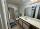 Clean bathroom with a shower, toilet, and vanity at 2200 S Fort Apache Rd # 1207, Las Vegas, NV 89117