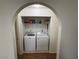 Laundry room with washer and dryer in a closet at 2200 S Fort Apache Rd # 1207, Las Vegas, NV 89117