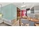 Open concept kitchen with breakfast bar and modern finishes at 4381 W Flamingo Rd # 3519, Las Vegas, NV 89103