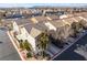 House and neighborhood view from above at 585 Dairy Creek Ave, Las Vegas, NV 89183