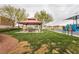 Park gazebo with picnic tables and playground at 585 Dairy Creek Ave, Las Vegas, NV 89183
