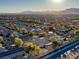 Community overview with mountain views in the background at 6336 San Gagano Ave, Las Vegas, NV 89131