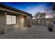 Inviting courtyard entry with a water feature and gated access at 6336 San Gagano Ave, Las Vegas, NV 89131