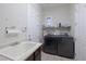 Laundry room with washer, dryer and utility sink at 6336 San Gagano Ave, Las Vegas, NV 89131