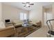 Bonus room with comfortable seating and plenty of natural light at 7611 Leybourne Ct, Las Vegas, NV 89131
