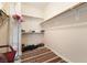 Large walk-in closet with shelving and ample storage space at 7611 Leybourne Ct, Las Vegas, NV 89131