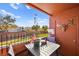 Private patio perfect for relaxing and enjoying the outdoors at 8101 W Flamingo Rd # 1104, Las Vegas, NV 89147