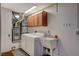 Laundry room with washer, dryer, and utility sink at 9921 Hemet Dr, Las Vegas, NV 89134