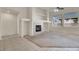 Living room with fireplace and tile flooring at 1006 Christopher View Ave, North Las Vegas, NV 89032