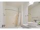 Clean bathroom with updated vanity and shower at 10500 Eagle Nest St, Las Vegas, NV 89141