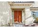 Inviting house entrance with double doors and landscaping at 10500 Eagle Nest St, Las Vegas, NV 89141