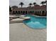 Community pool and spa area at 10550 W Alexander Rd # 2082, Las Vegas, NV 89129