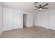 Bright bedroom with large closets and vinyl flooring at 1105 I, Boulder City, NV 89005